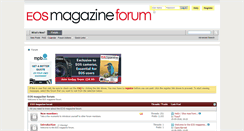 Desktop Screenshot of eos-magazine-forum.com